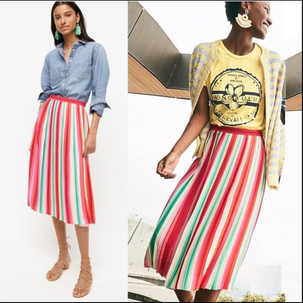J Crew Striped Skirt - Size 4